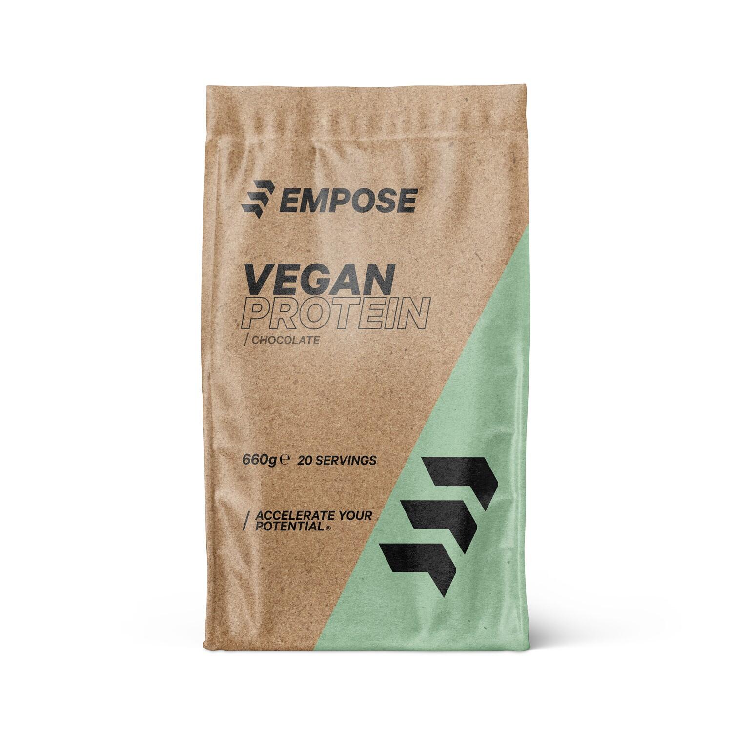EMPOSE Vegan Protein - Plantaardig Eiwit Poeder - Vanille - 660 gram