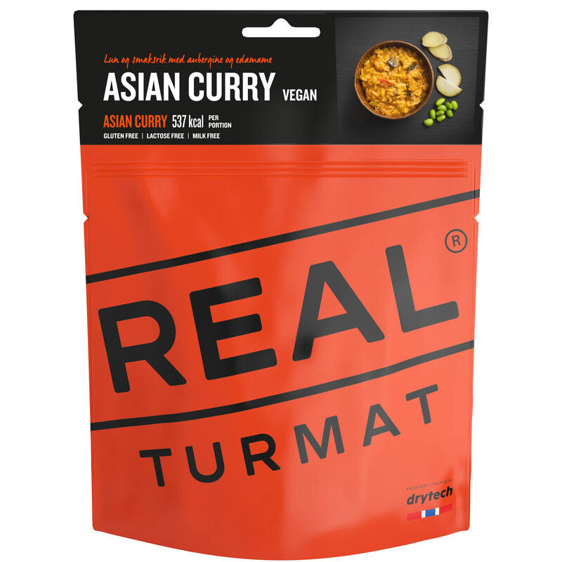 Trekking voedsel voeding Thaise Curry Rood Outdoor maaltijd Veganistisch