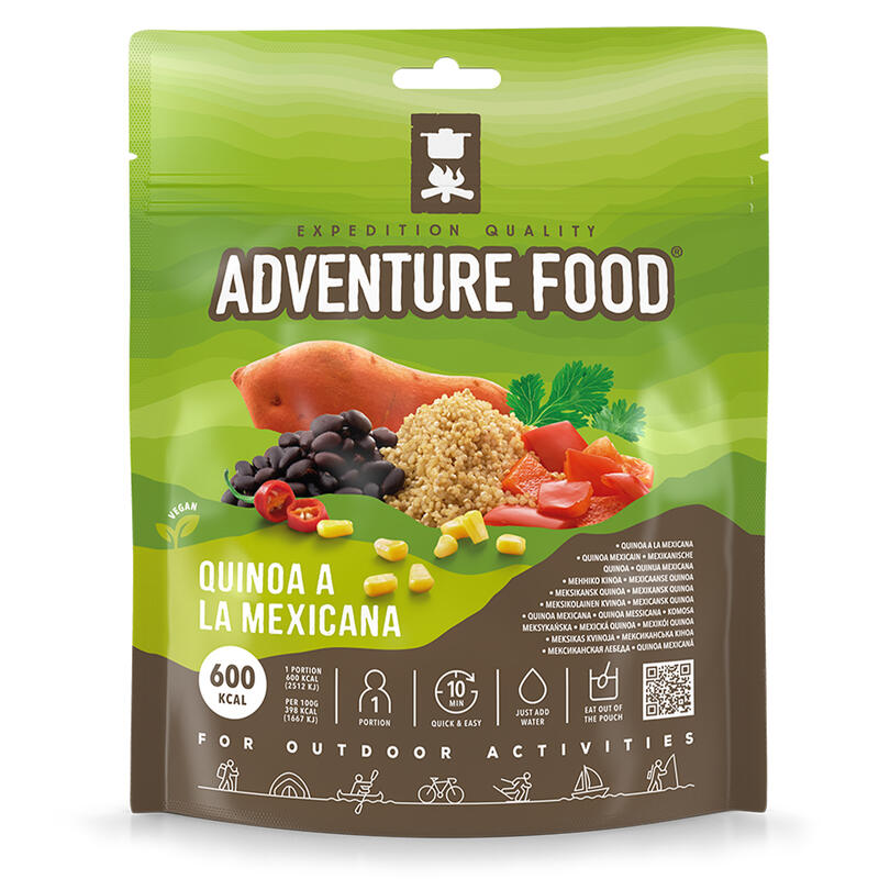 Trekkingnahrung Quinoa Outdoornahrung Outdoor Mahlzeit Notration Vegetarisch MRE