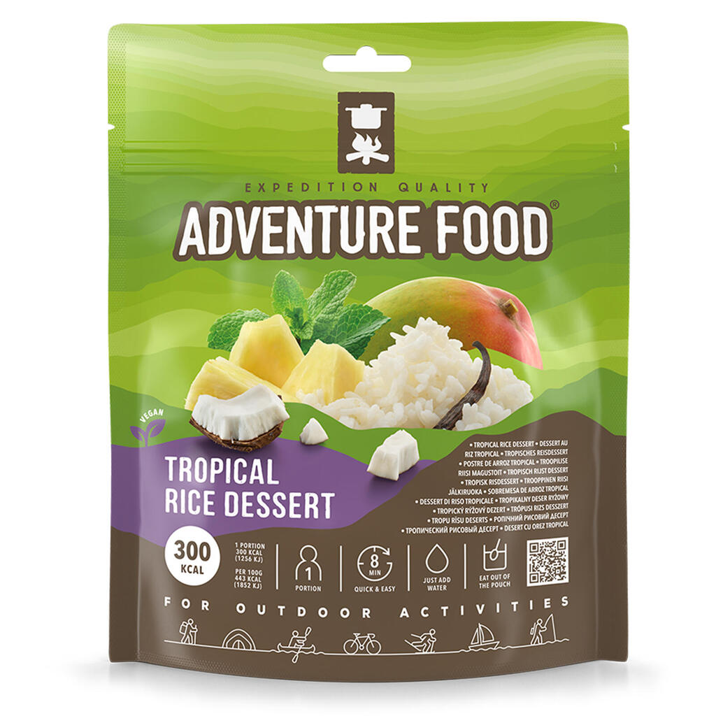 Adventure Food Tropical Rice Dessert, Vegan Freeze-Dried Coconut & Mango
