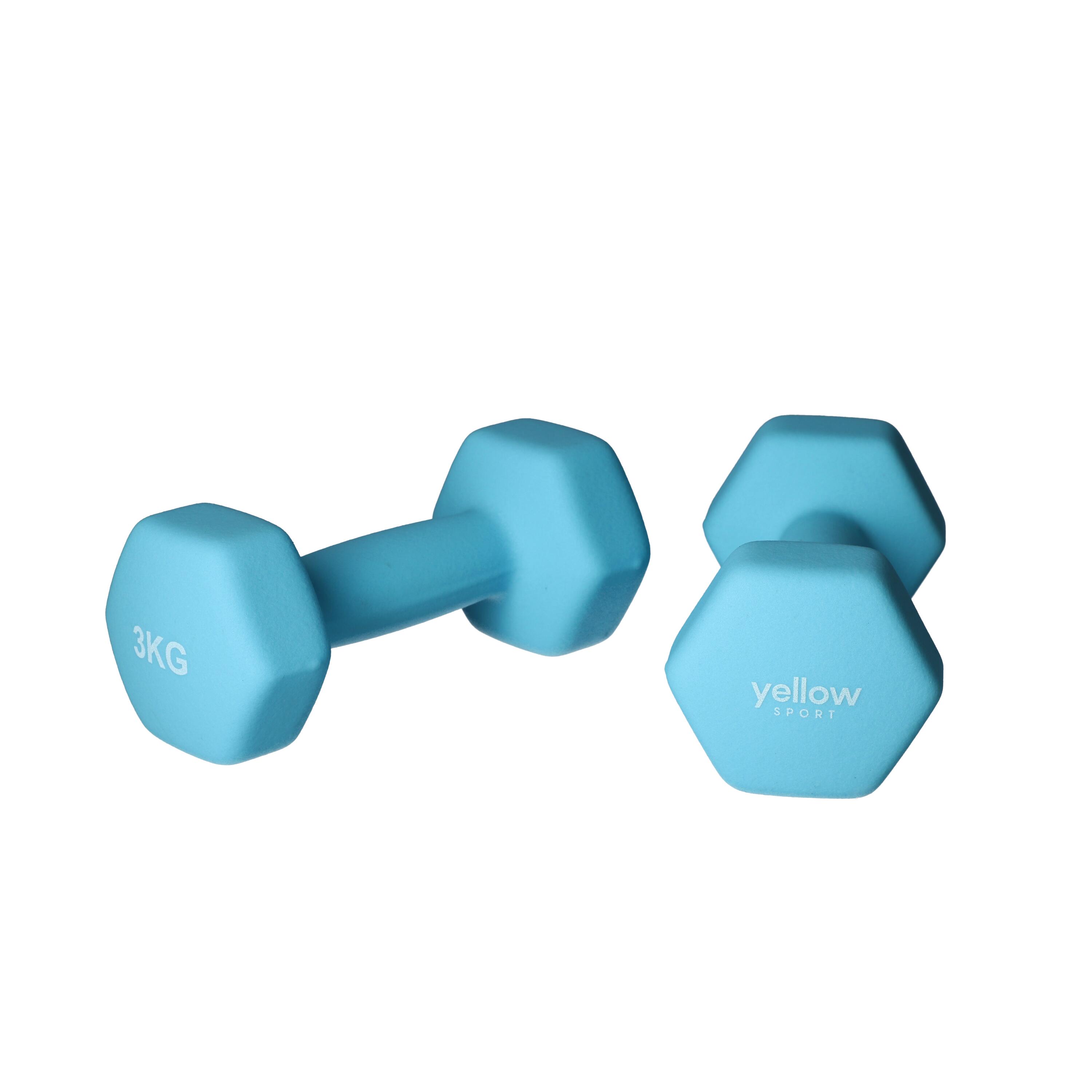 Zestaw dwóch hantelek do ćwiczeń - 3kg 5/5