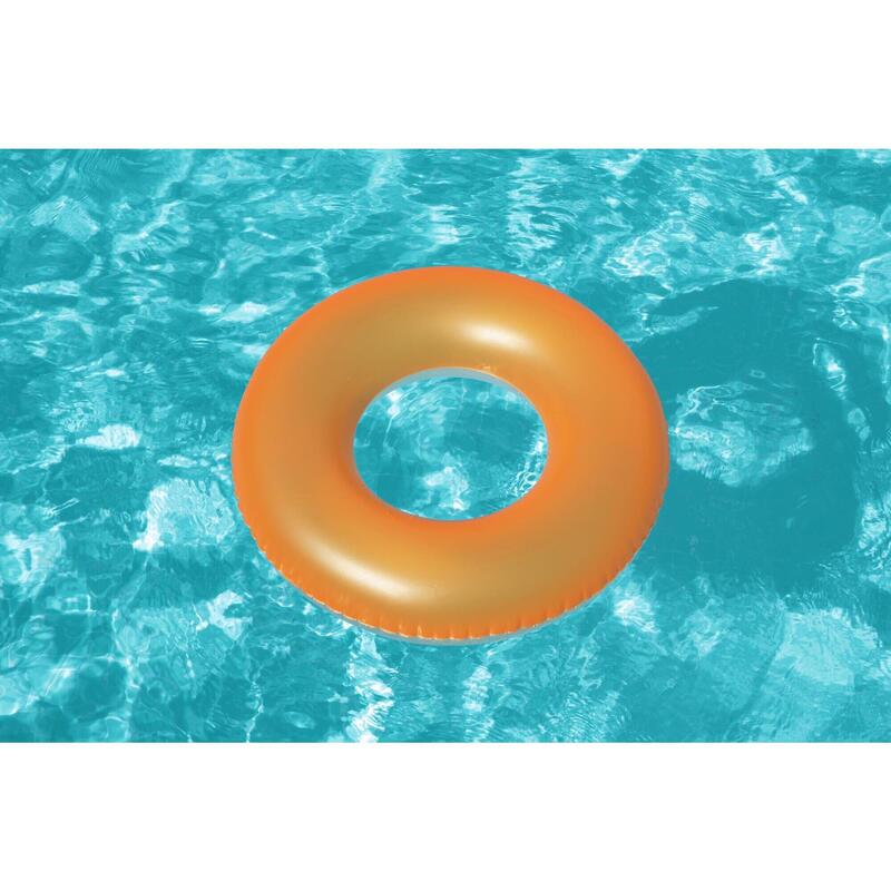 BESTWAY COLAC INOT GONFLABIL FROSTED NEON 76 CM, Portocaliu