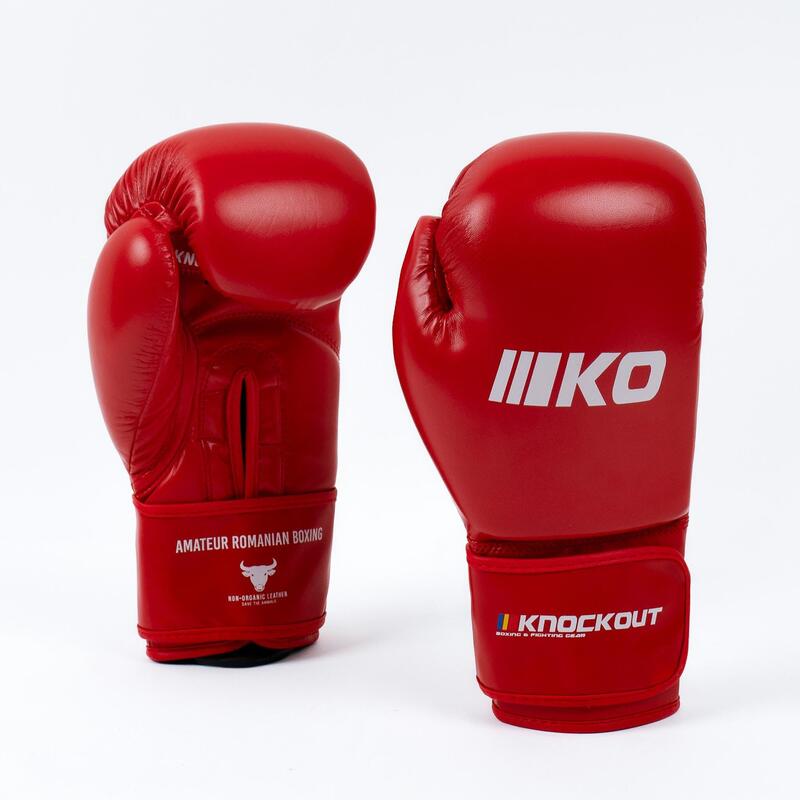 Manusi Box Knockout Competition 14OZ / Rosu