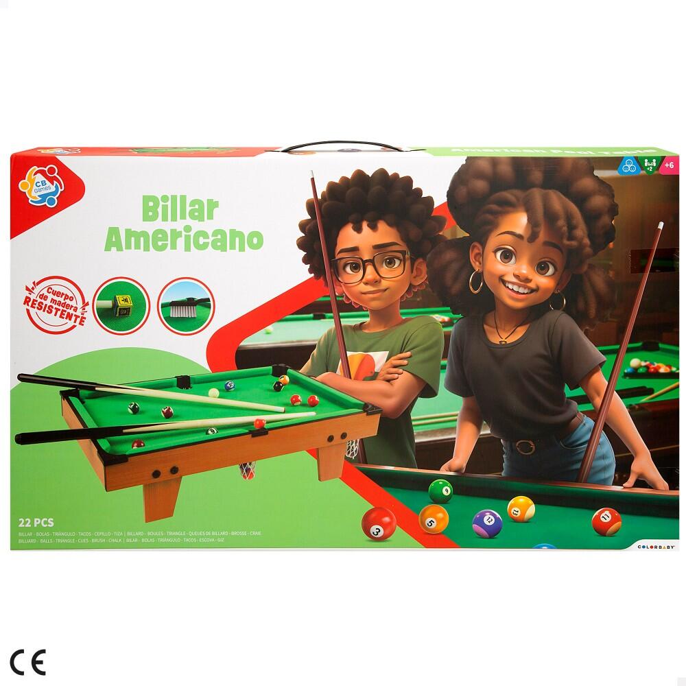 Tavolo da biliardo in legno 62x36x15 cm CB Games 4/7