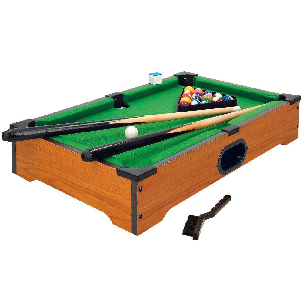 Mesa de sinuca de madeira 51x31x9 cm cb games