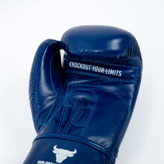 Manusi Box Knockout Kempo Copii 8 oz - 8/10 ani / Albastru