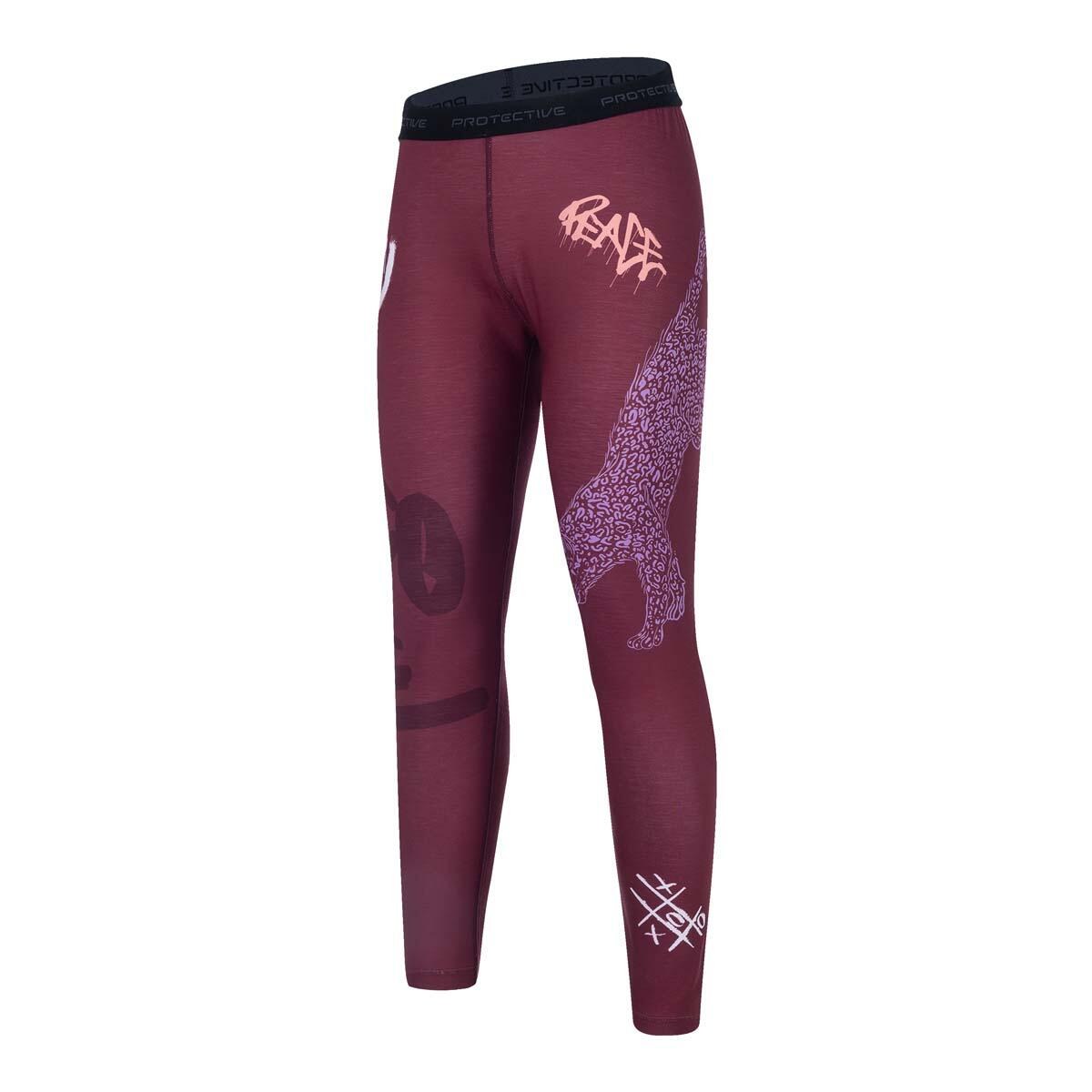 PROTECTIVE Lange Underpant - Damen - P-Head On pant W - bordeaux