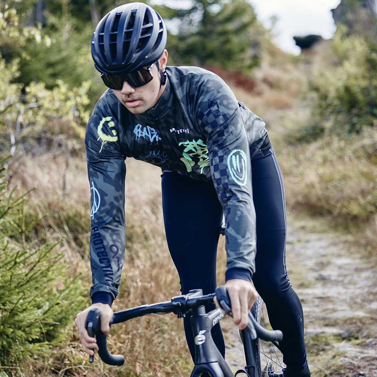 Halloween Maillot de Cyclisme Maillot de VTT Manches Longues Homme