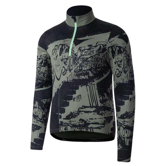 Langarmtrikot - Fahrrad - Herren - P-Ist Yours - dunkelgrün