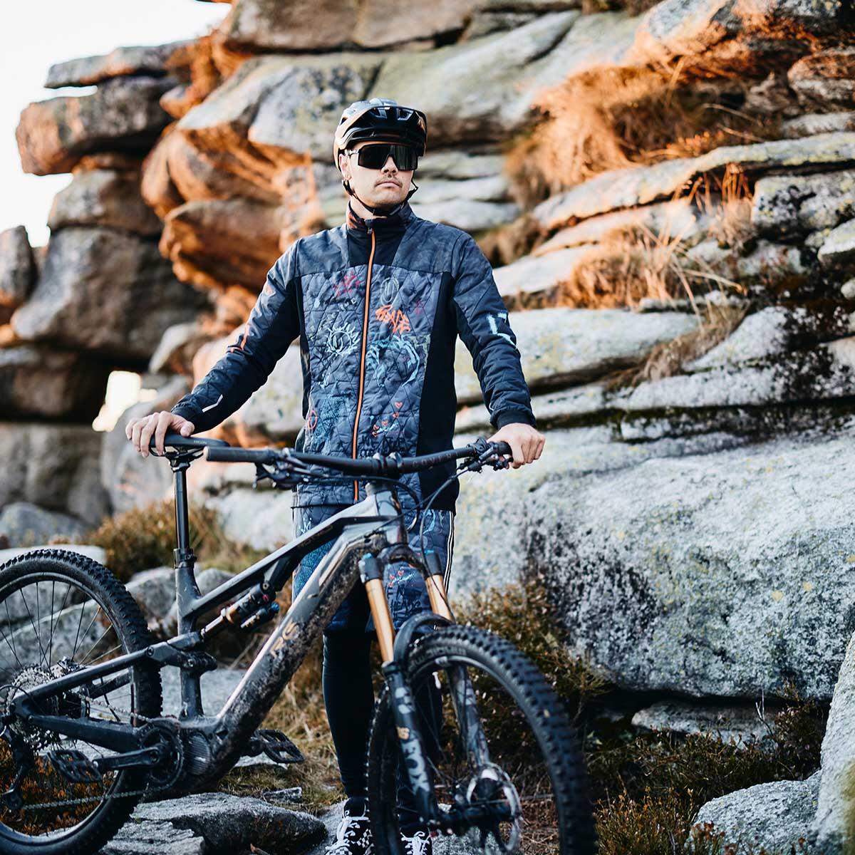 Winterjacke - Ciclismo - Uomo - P-MxCxK - nero 3/4