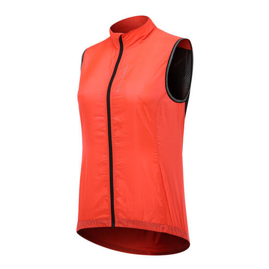 Gilet coupe-vent - Vélo - Femme - P-Ride W - rouge - rose