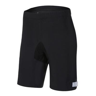 Korte regenbroek - fiets - heren - p-seattle short - zwart