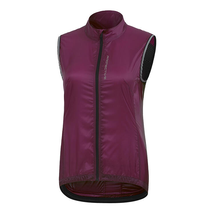 PROTECTIVE Windweste - Fahrrad - Damen - P-Ride W - bordeaux