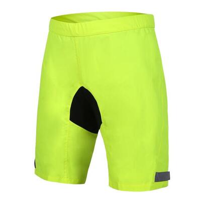 Korte regenbroek - fiets - heren - p-seattle short - geel