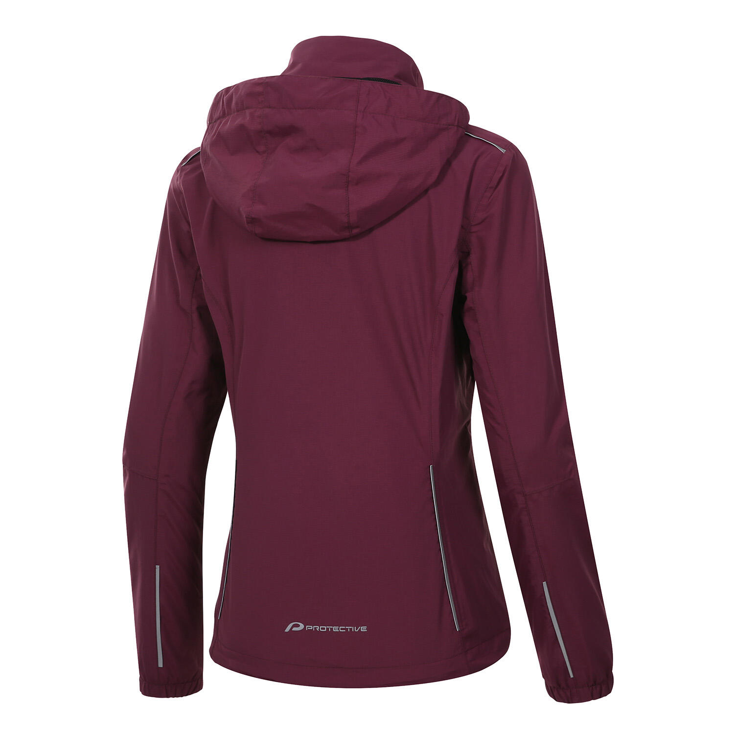 Veste de pluie - Fahrrad - Damen - P-Rain II W - bordeaux 2/5