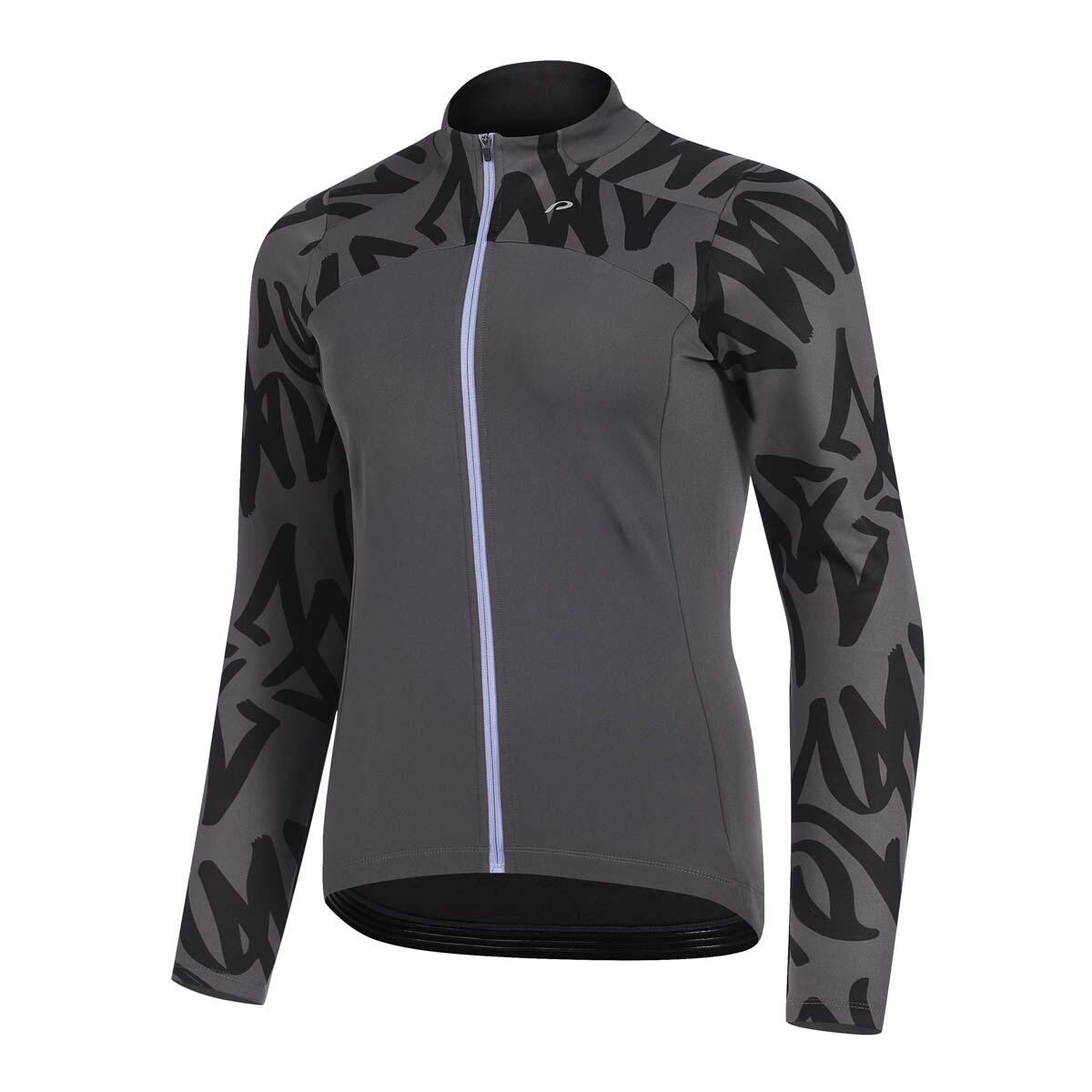 PROTECTIVE Langarmtrikot - Fahrrad - Damen - P-Pitch - schwarz