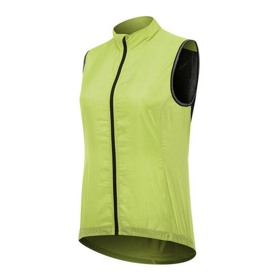 Gilet coupe-vent - Vélo - Femme - P-Ride W - vert clair