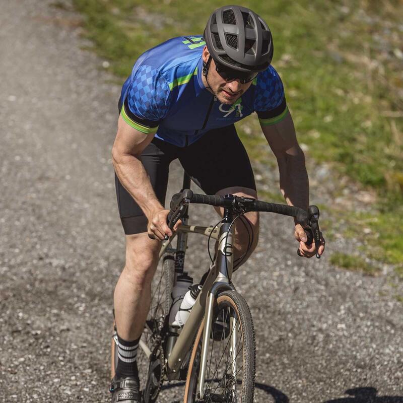 Fahrradhose - Herren - P-Traverse - Sitzpolster - schwarz