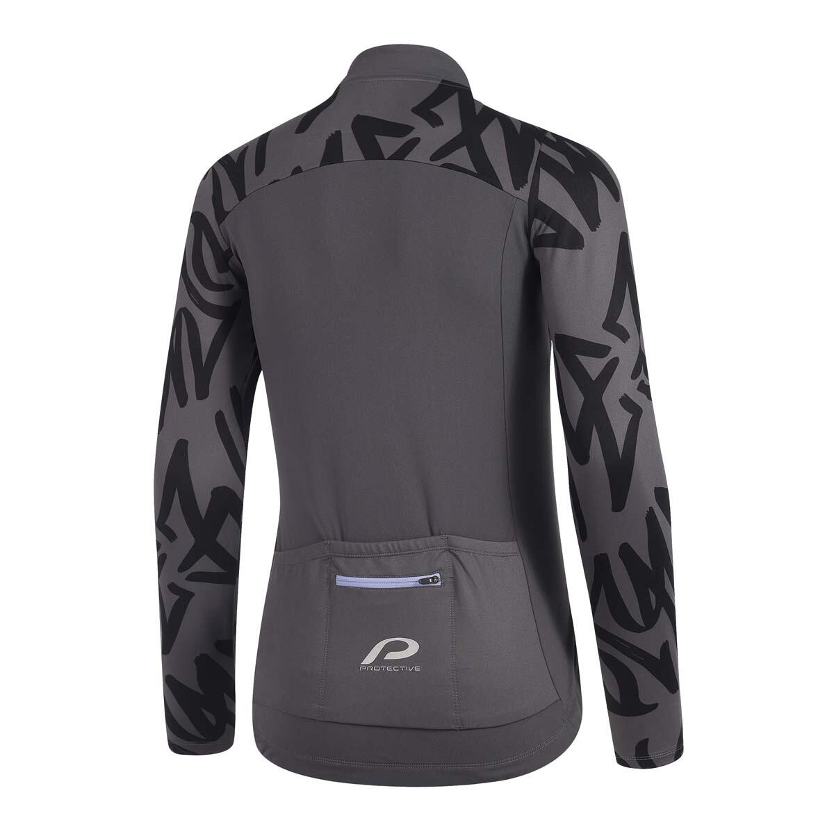 Langarmtrikot - Fahrrad - Damen - P-Pitch - schwarz 2/4