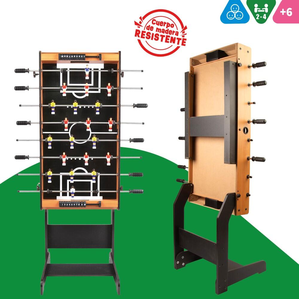 Baby-foot pliant en bois avec pieds 101x51x70 cm CB Games 2/7