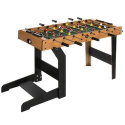 Baby-foot pliant en bois avec pieds 101x51x70 cm CB Games
