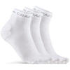 Core Dry Mid Sock 3_Pack - chaussettes - blanc - hommes - Courir sur sol dur