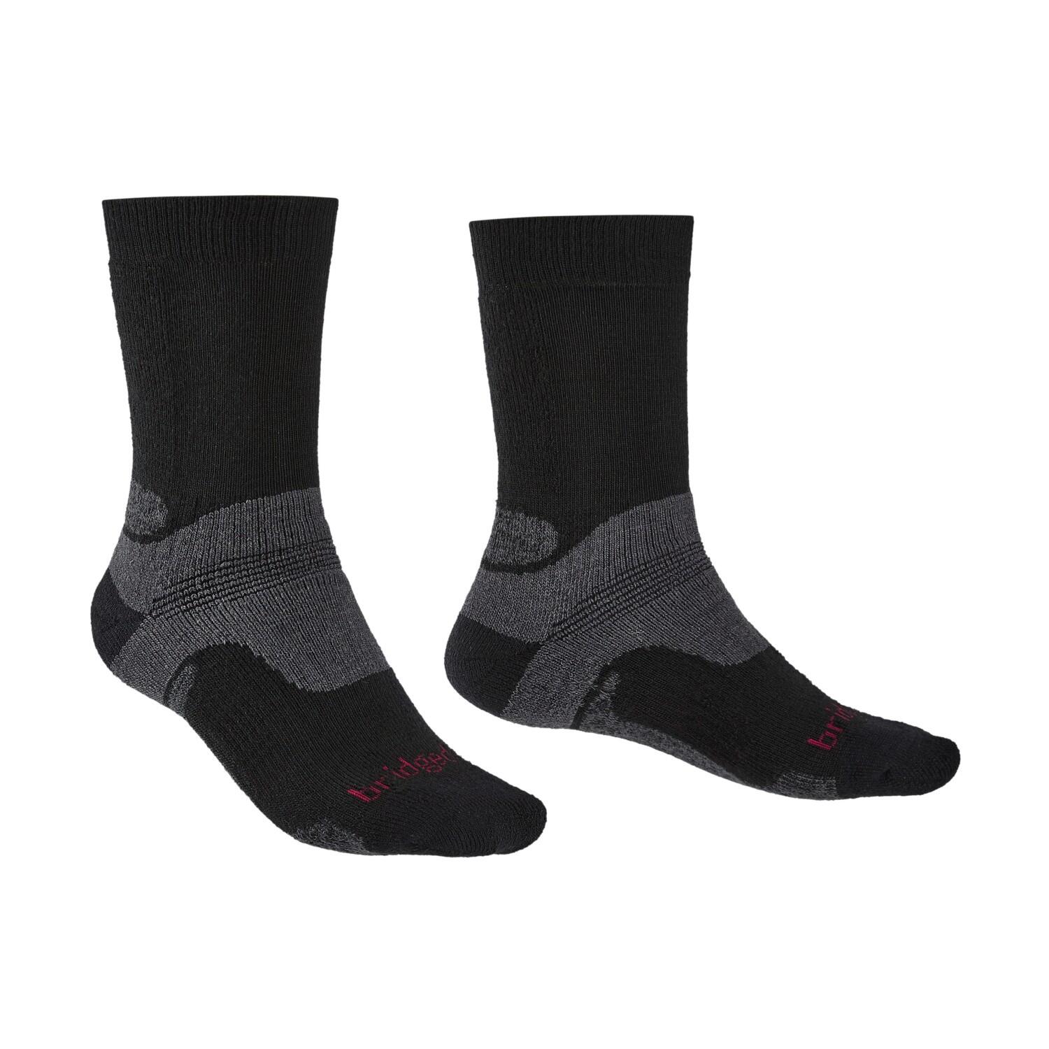 BRIDGEDALE Bridgedale Hike Midweight Merino Crew Wandelsokken - Zwart - Heren