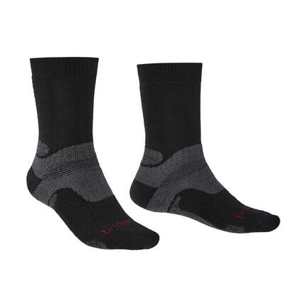 Bridgedale Hike Midweight Merino Crew Wandelsokken - Zwart - Heren