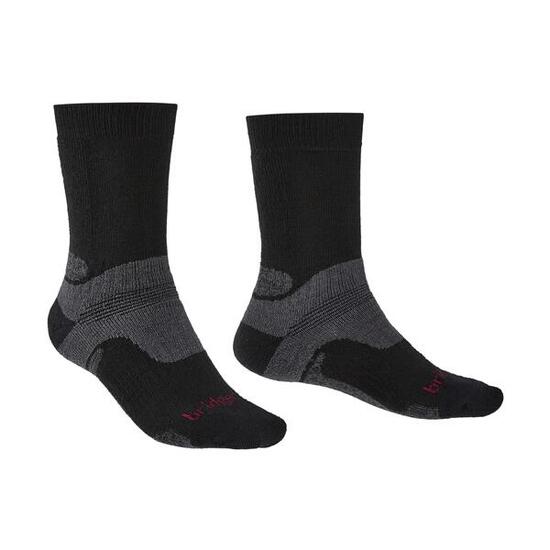 Bridgedale Hike Midweight Merino Crew Wandelsokken - Zwart - Heren