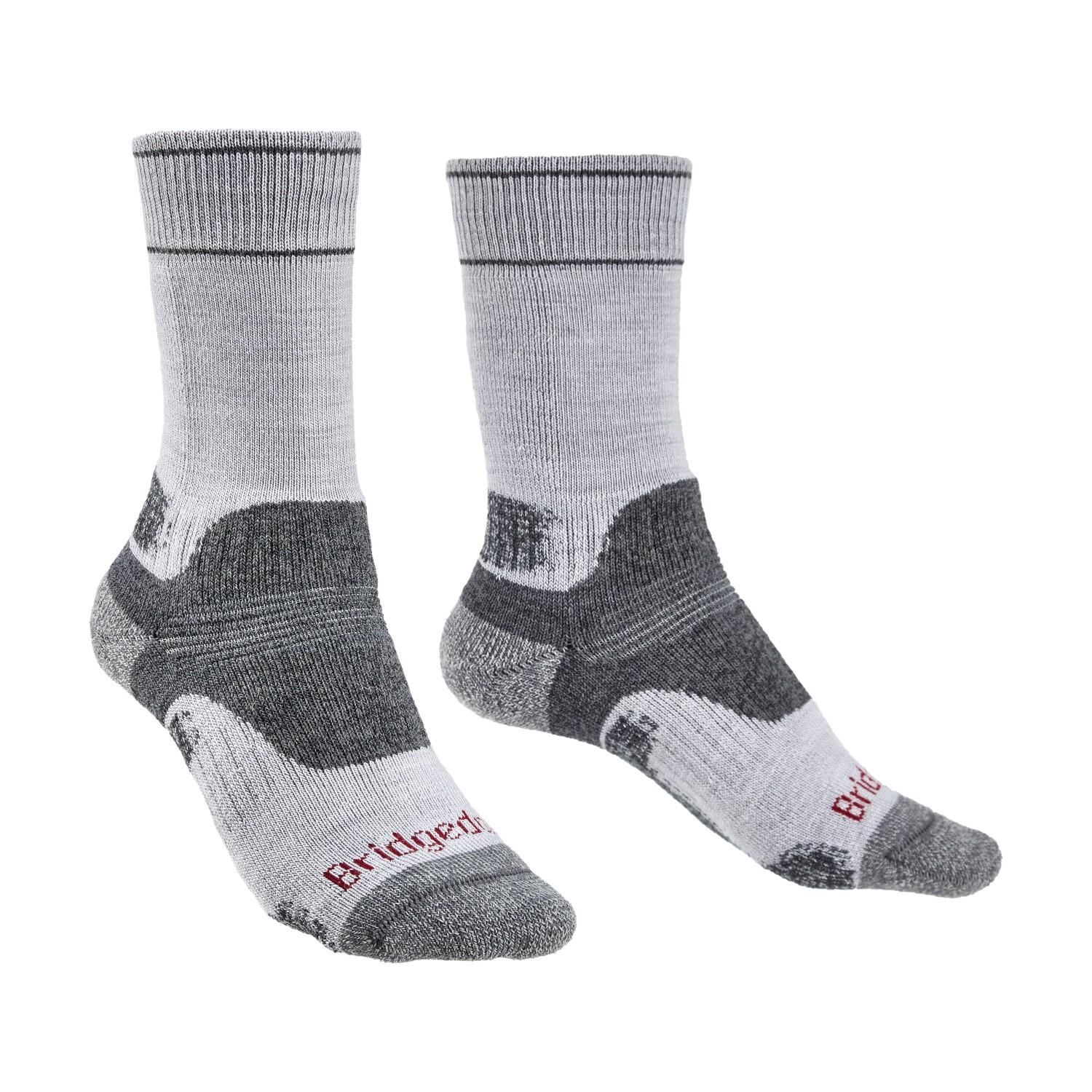 BRIDGEDALE Bridgedale Hike Midweight Merino Crew Wandelsokken - Lichtgrijs - Dames