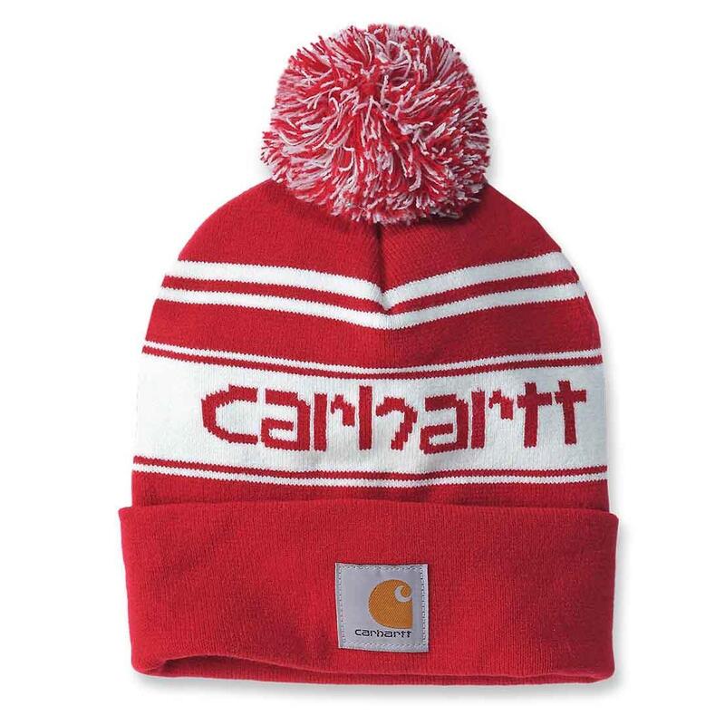 Czapka zimowa z pomponem Carhartt Knit Pom-Pom Cuffed Logo Beanie