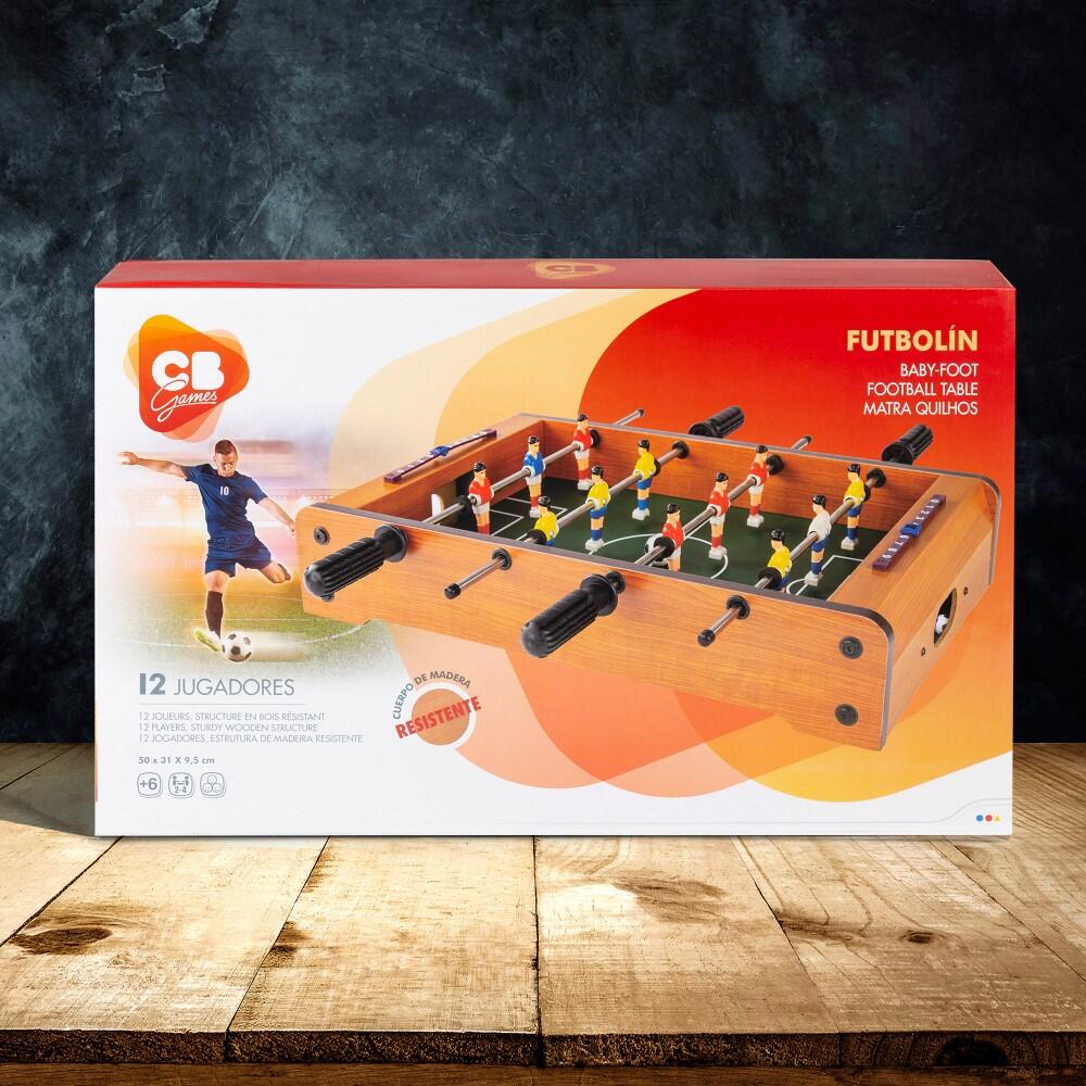 WIN.MAX Mini Table de Babyfoot (Améliorer), Table de Jeu de Football Légère Portable pour Enfants, Facile à Assembler et à Ranger, 51 x 31 x 10 cm