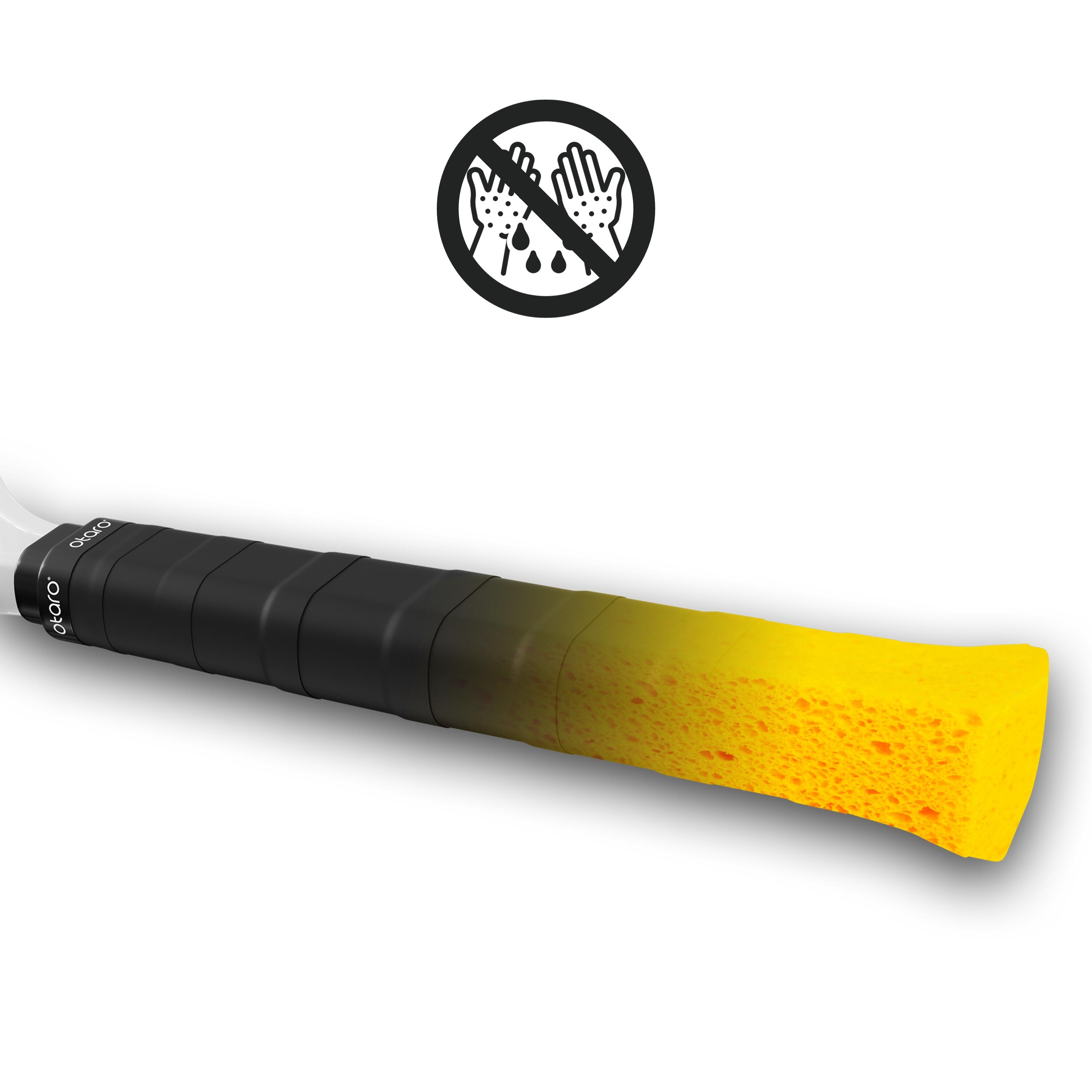 Bande de prise pour tennis: Overgrip 2 pcs | sans plastique - noir 2/6