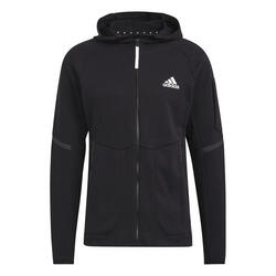 Veste Zippée A Capuche Adidas Noir