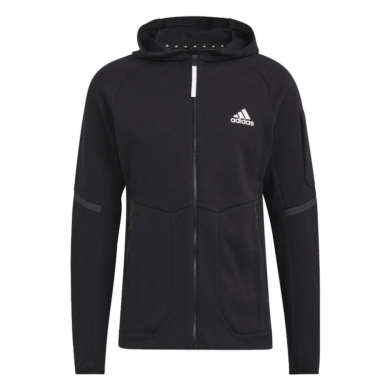 VESTE ZIPPÉE A CAPUCHE ADIDAS NOIR