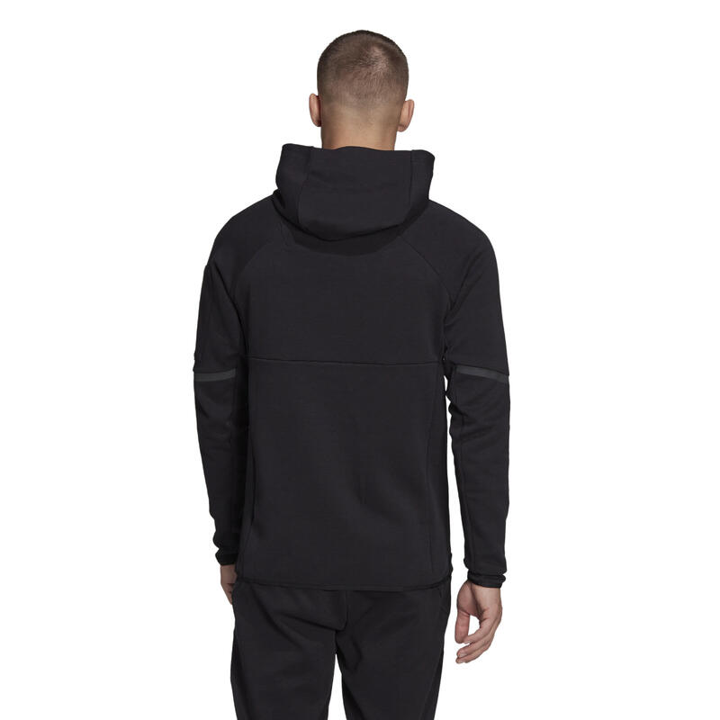 Veste Zippée A Capuche Adidas Noir