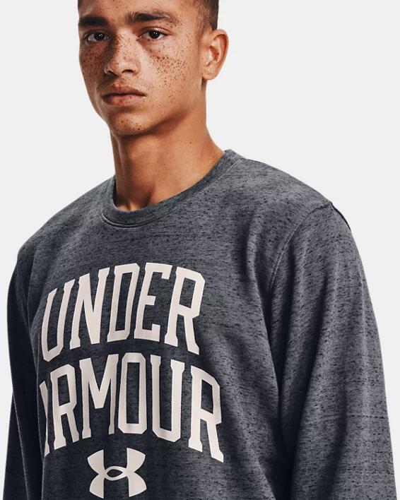 Sweatshirt Mannelijk Under Armour Rival Terry Grijs 3/3