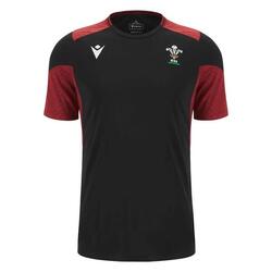 T-shirt D'entraînement Adulte Noir Pays De Galles 2023/2024