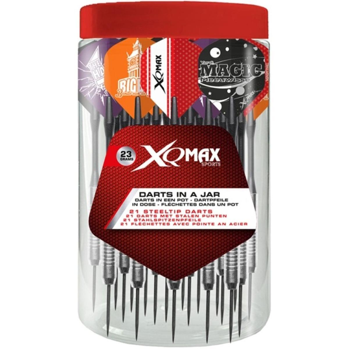 XQ Max Darts szett steel, 21 db 23 g nyíl, kiegészítőkkel 6/7