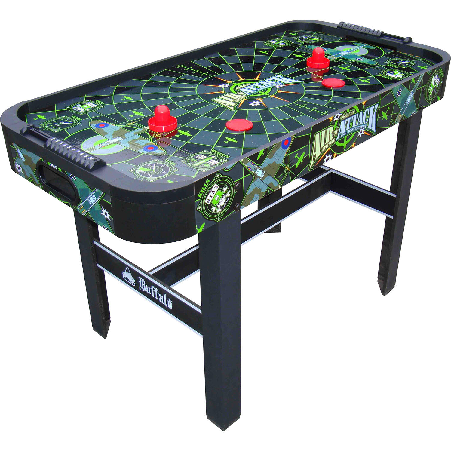 Buffalo - Buffalo Table De Hockey Sur Gazon Air Attack - Table De Air Hockey - Noir - No Size - Decathlon