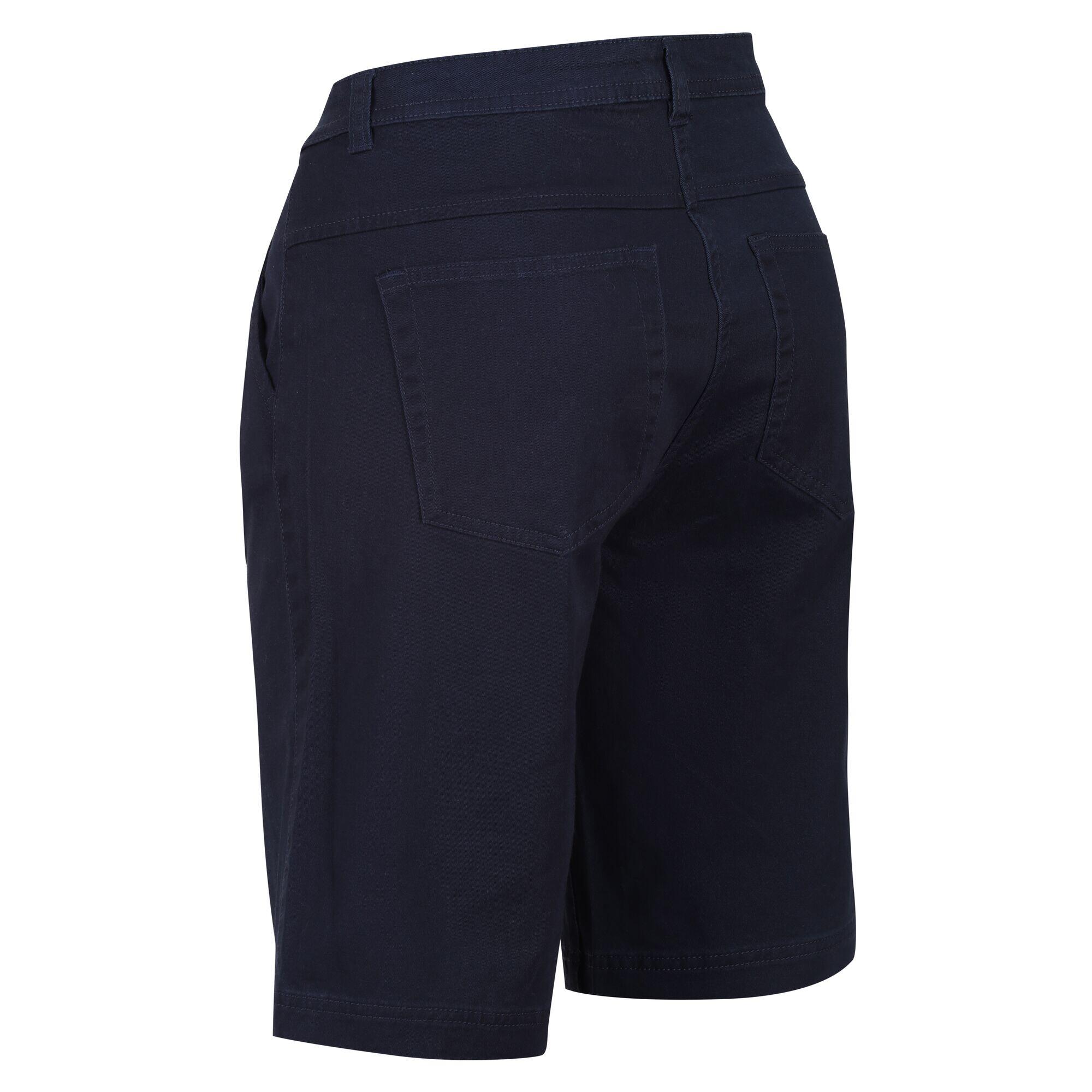 Womens/Ladies Bayla Casual Shorts (Navy) 4/5