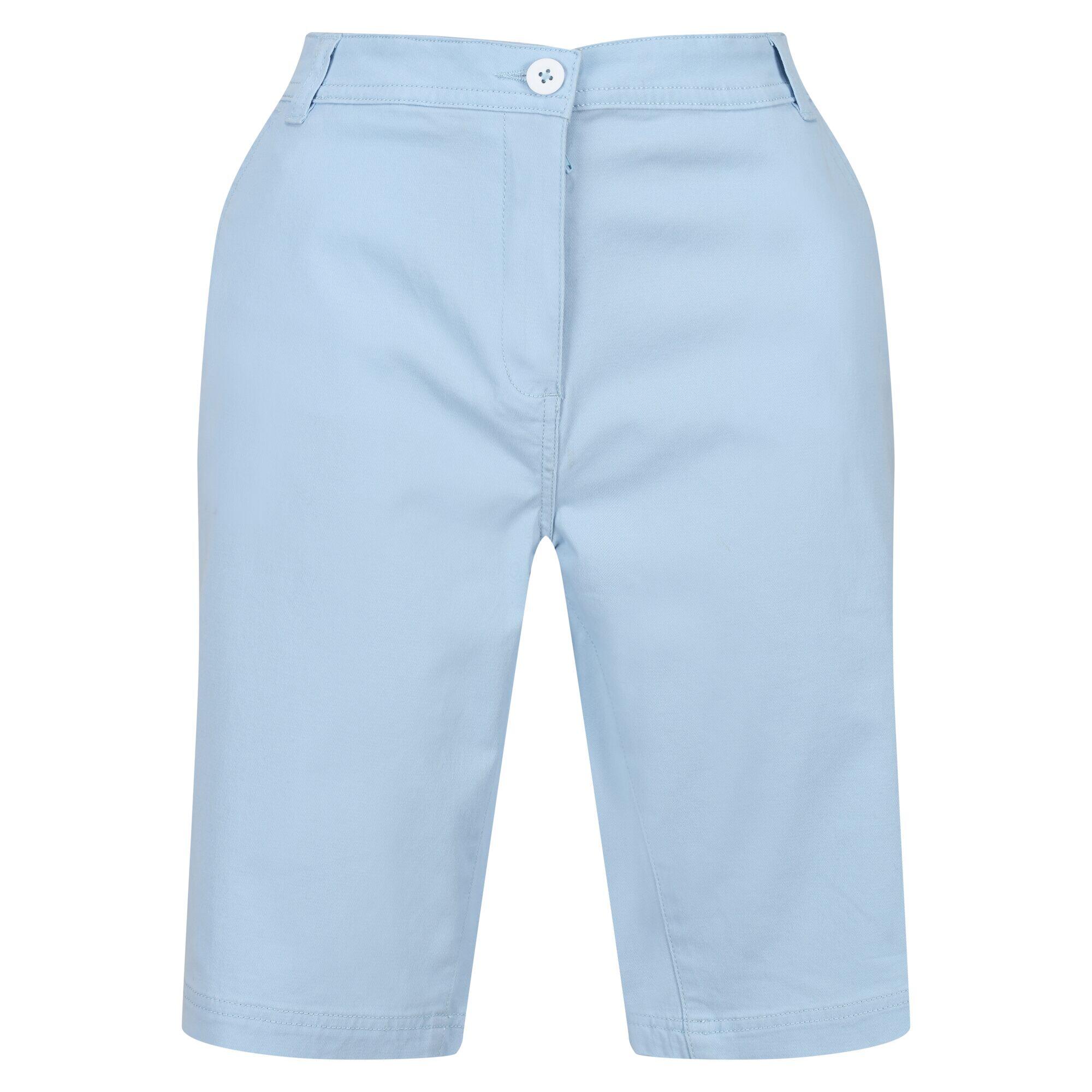 Womens/Ladies Bayla Casual Shorts (Powder Blue) 1/5