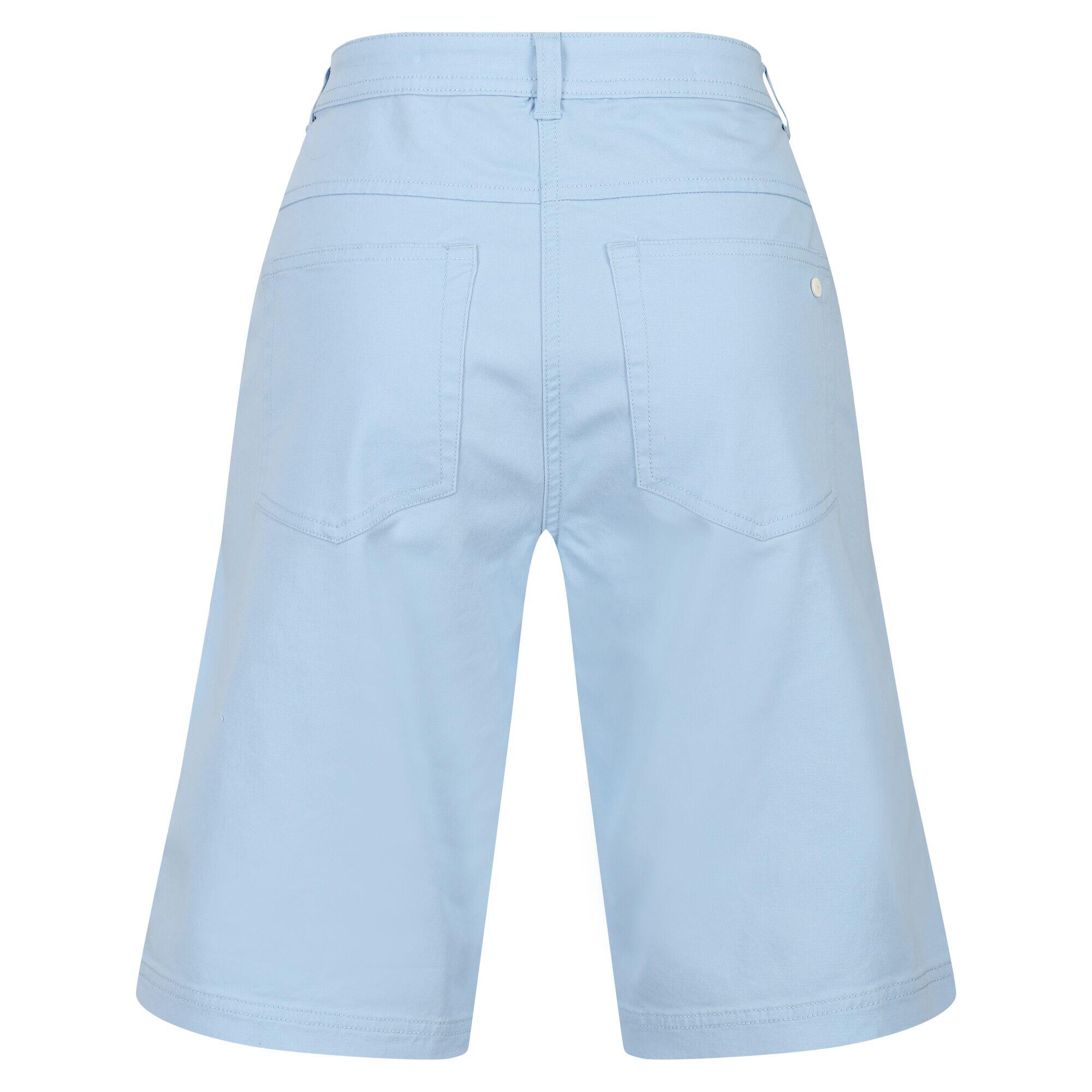 Womens/Ladies Bayla Casual Shorts (Powder Blue) 2/5