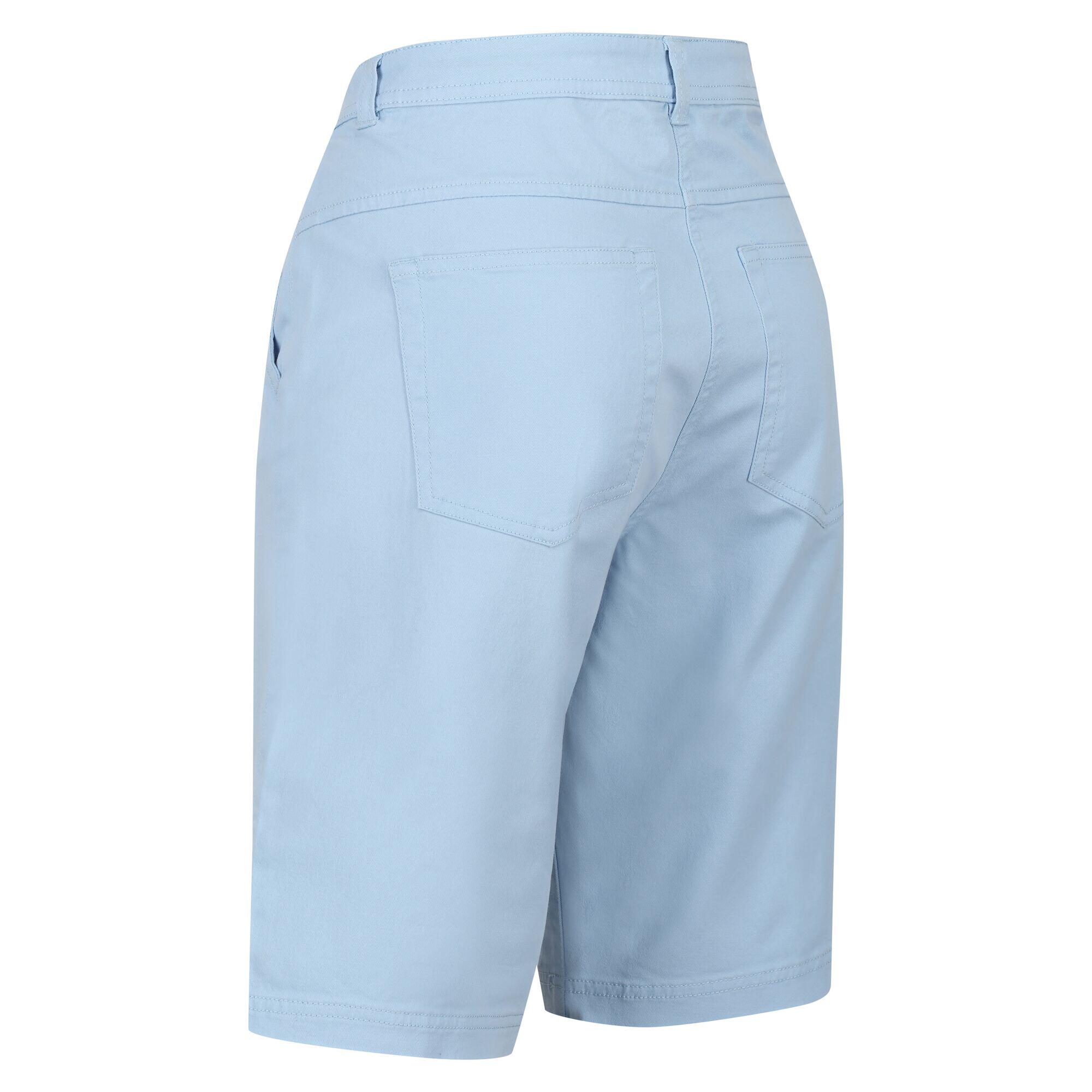 Womens/Ladies Bayla Casual Shorts (Powder Blue) 4/5