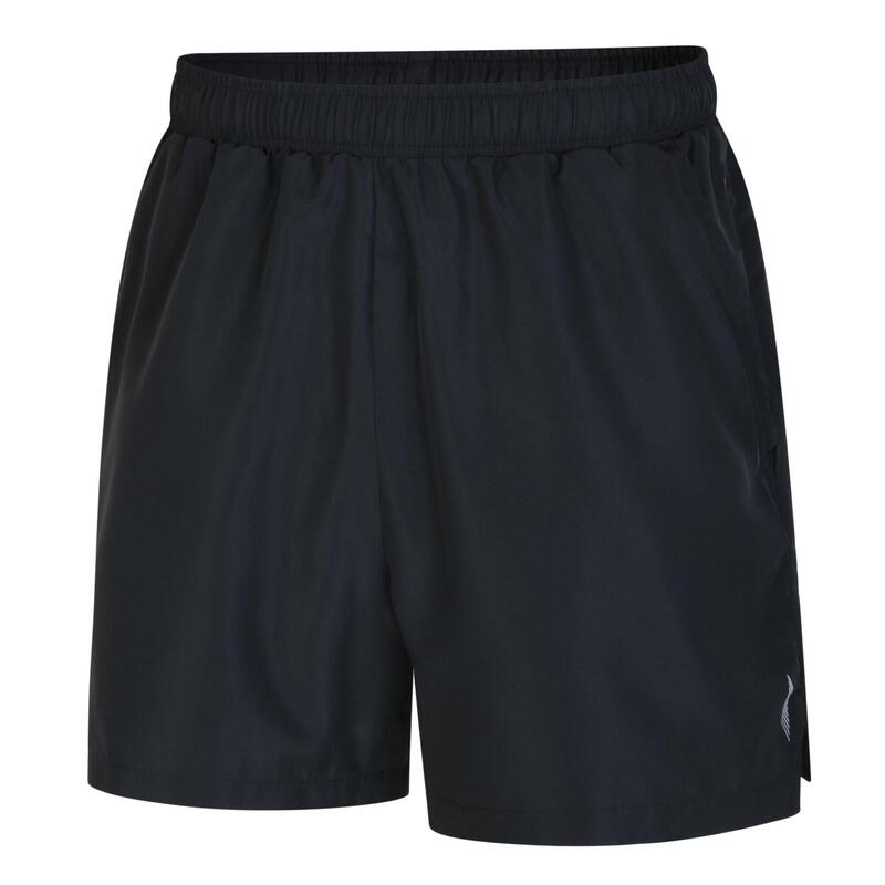 Shorts für Fitnessstudio Herren Schwarz