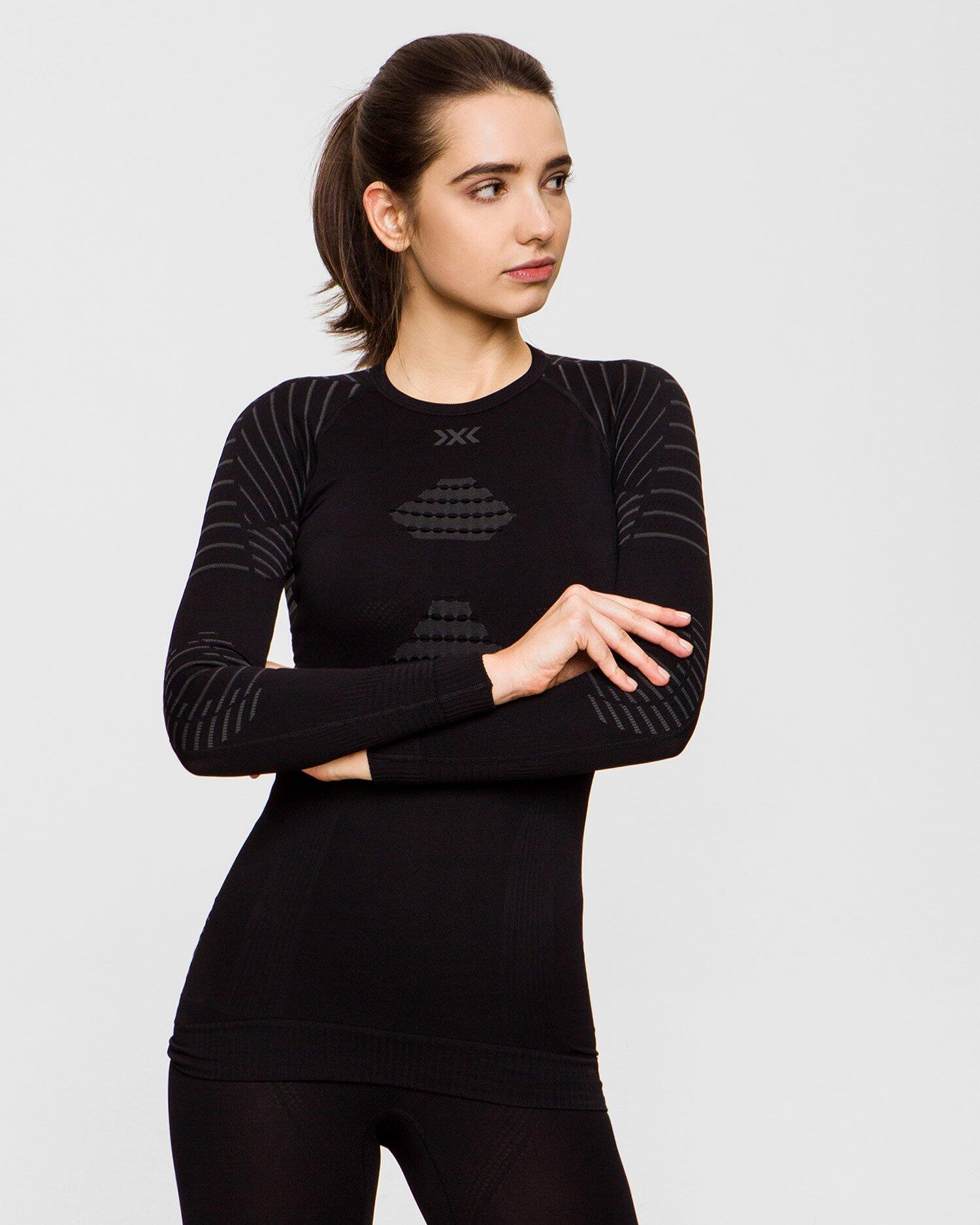 Maglia X-Bionic Invent 4.0 a manica lunga da donna Nero/Grigio 5/5
