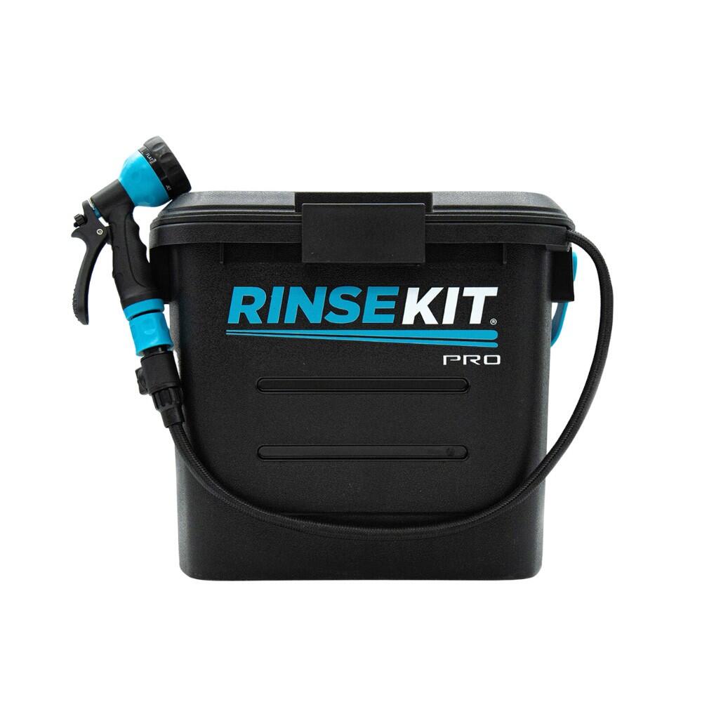 RINSEKIT RINSEKIT PRO PACK - Ducha portátil (con Batería) + Calefactor - Negro