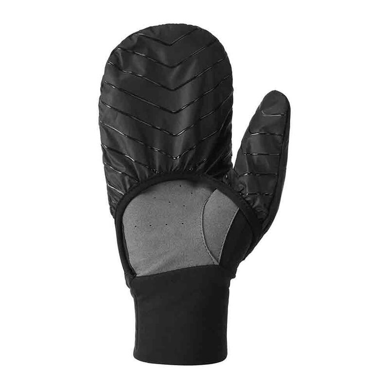Switch Glove Men's Warm with Additional Mitten Cover Gloves - Black