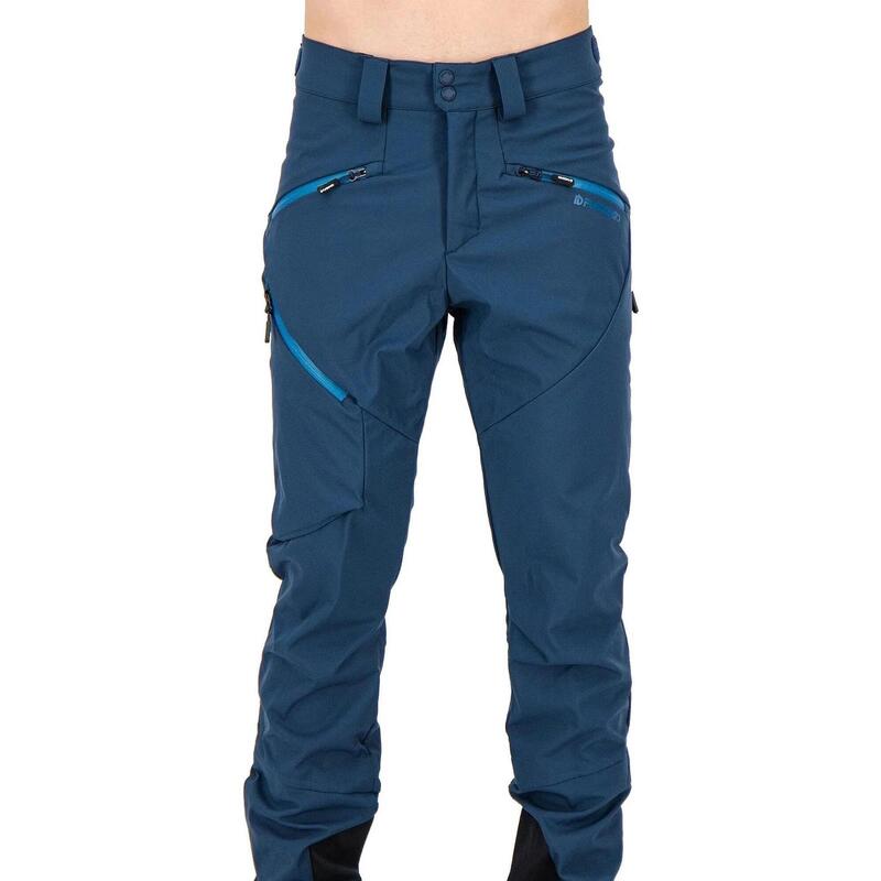 Pantaloni de drumetie ROB Softshell Pants - albastru inchis barbati
