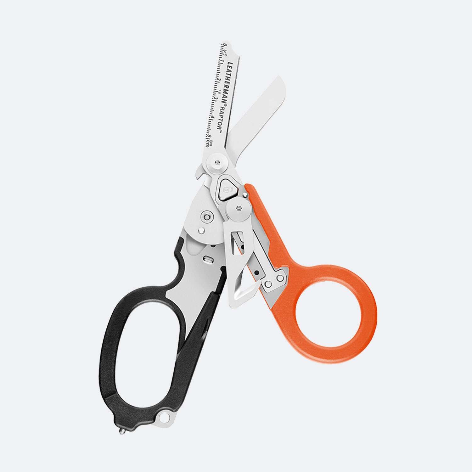 Ciseaux Multifonctions Secours Randonnée 6 Outils en 1 RAPTOR Rescue LEATHERMAN 1/5